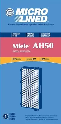 Genuine DVC Miele AH50 S4000 S5000 HEPA Vacuum Micro Lined Filter • $8.49