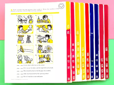 Sra Reading—109 Activity Cards—1966-67—primary—comprehension Skills—find Details • $54.95