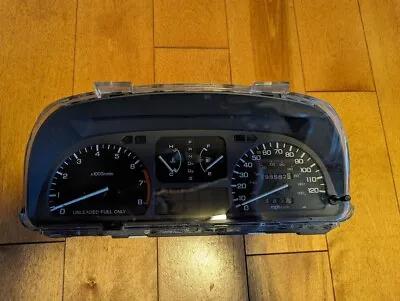 ✅ 1990-91 Honda CRX Civic EF Wagon Instrument Gauge Cluster Tach Auto OEM • $125