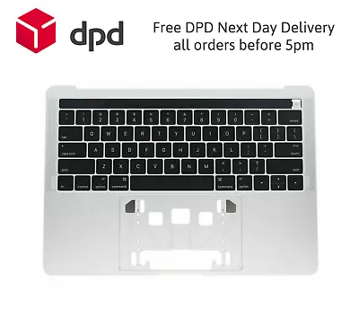 Apple MacBook Pro A1706 2016 2017 Top Case Palmrest UK Keyboard Cover Silver • £999.99