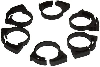 Two Little Fishies TLF ATL5410W 6 Piece Plastic Hose Clamp Set 3/4 Inch NEW • $9.95