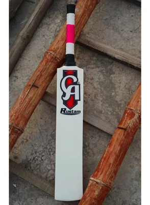 £58.80 • Buy Ca Rustam Full Cane Handle Popular Willow Soft Tennis Ball Tape Ball Cricket Bat