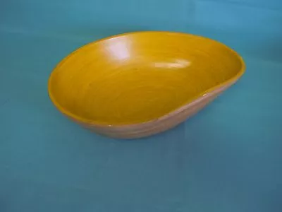 Core Bamboo Spun Bamboo / Pressed Bamboo Yellow Serving Bowl  Artisan-crafted  • $22.99