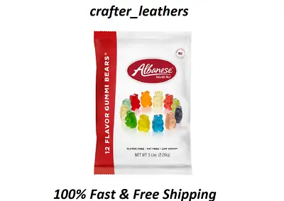 $18.99 • Buy Albanese World's Best 12 Flavor Gummi Bears, 5 Pound Bag