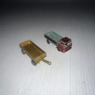 Vintage Matchbox Lesney Mercedes Truck And Trailer As Is  • $29.50