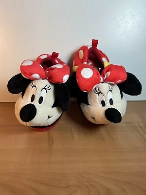 Minnie Mouse Disney Toddler Girls House Slipper  Size 5/6 • $8.99