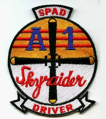NAM EAR Repo US AIR FORCE DOUGLAS A-1 SKYRAIDER SPAD SANDY DRIVER Iron-on PATCH • $12.99