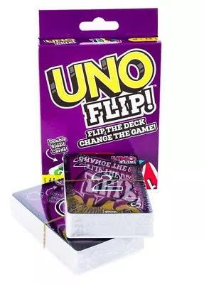 UNO FLIP Playing Cards Game Travel Kids Family Friend Traditional Board Card VIC • $6.99