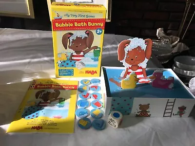 2014 HABA 301601 My Very First Games BUBBLE BATH BUNNY Germany COMPLETE Ages 2+ • $24.75