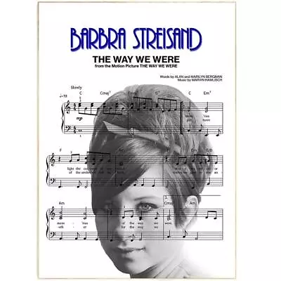 Barbra Streisand - The Way We Were Poster • £3.99