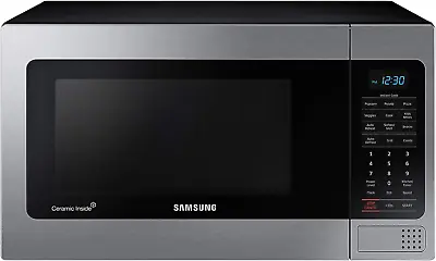 1.1 Cu Ft Countertop Microwave Oven W/ Grilling Element   Ceramic Enamel • $216.11