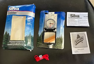 Silva Trekker Precision Compass Outdoor Series Model 420 W Lanyard NEW Finland • $39.99