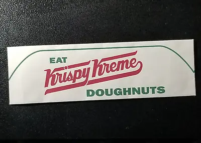 Eat Krispy Kreme Doughnuts Paper Employee Cook Hat Ad Advertising Crispy Cream • $9.99