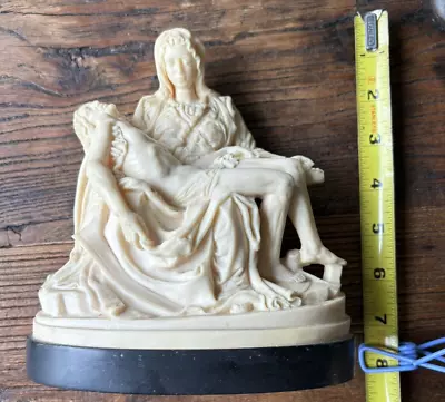 Michelangelo Vatican Reproduction Of La Pieta Statue Sculture - Marble 3 Pounds • $50