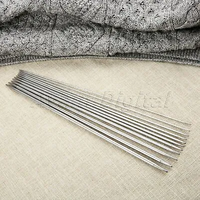 44X 25cm Stainless Steel Double Pointed Knitting Needles Crafts 1.5mm-5mm Sizes • $11.96