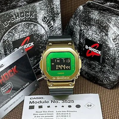 Casio G-Shock GM-5600CL-3D Green Resin Band Alarm Stopwatch Digital Men's Watch • £172.41