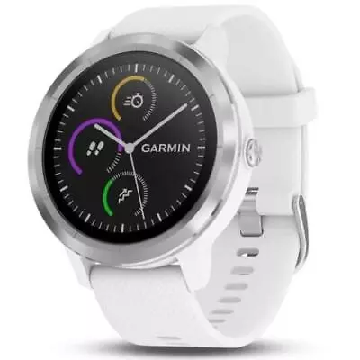 Garmin Vivoactive 3 HR GPS Multisport Smart Watch White • £104.95