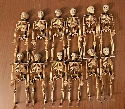 Lot Of (12) Miniature Dollhouse Fairy Garden Human Skeletons - 5 3/4  Tall  • $16.99