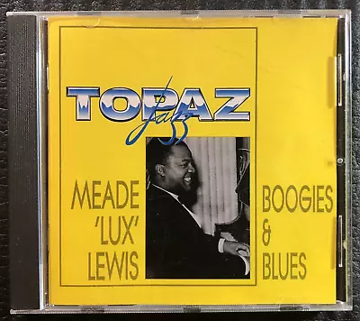 Meade Lux Lewis BOOGIES & BLUES Featuring Charlie Christian TOPAZ RARE FIND • $4.98