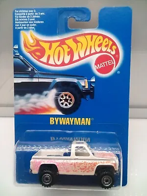 Hot Wheels Mainline / Bywayman  Chevy  Pickup - White - Splatter Paint -Model X1 • $49.72