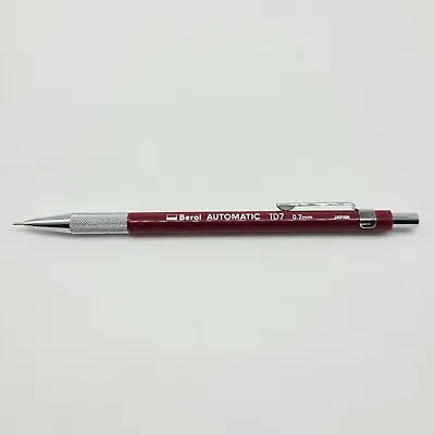 Berol TD7 Drafting Mechanical Pencil 0.7mm Red Automatic Japan (1) 90s NOS VTG • $14.99