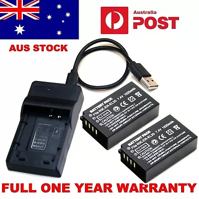 Battery / USB Charger For Nikon 1 AW1 1 J1 1 J2 1 J3 1 S1 1 V3 DL24-500 AUS NEW • $27.88