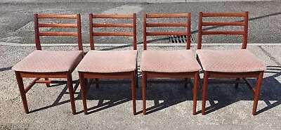 Set Of 4 Vintage Teak Chairs By Younger      Delivery Available • £140
