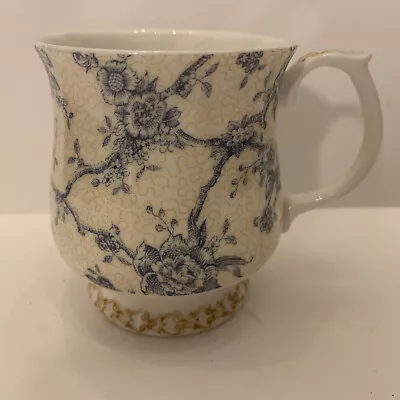 $17.99 • Buy Queen’s Toile De Jouy Fine China Coffee Tea Cup Blue