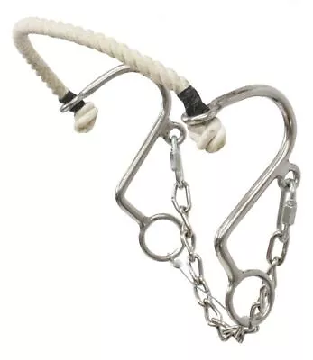 Showman Stainless Steel Rope Nose  Little S  Hackamore Bit • $32.95