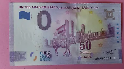 £6.85 • Buy 0 Euro Bill United Arab Emirates Golden Jubilee 2021-1 ARAB002120 (Classic)