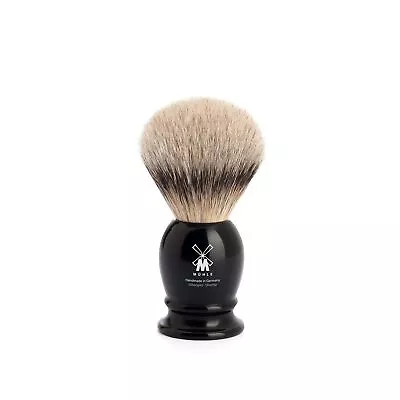 MÜHLE CLASSIC Silvertip Badger Luxury Natural Shaving Brush Small Black • $119.17