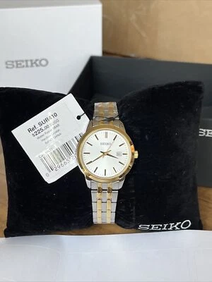 $11.50 • Buy SEIKO Two-Tone ESSENTIALS Stainless Steel Women's Watch - SUR410  MSRP: $225