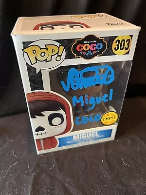 Anthony Gonzalez Signed Vaulted 'Miguel Coco' Funko Pop #303 CHASE PSA/DNA • $246