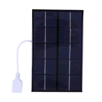 $10.03 • Buy USB Solar Panel Outdoor 5W 5V Portable Polysilicon + Epoxy Travel Solar Charger