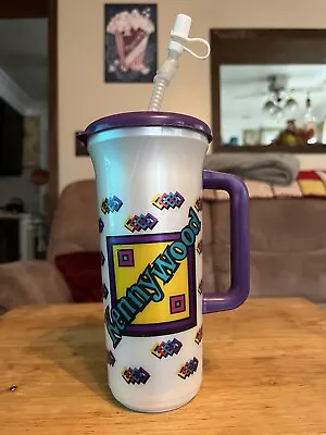 Vintage Kennywood Park 32 Oz. Tumbler With Lid And Straw   USED • $22