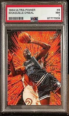 87777939 SHAQUILLE SHAQ O'NEAL 1994 Fleer Ultra Power #8 HOF Magic PSA 9 • $0.99