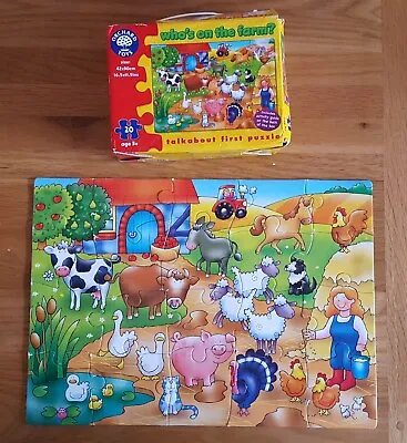 £5 • Buy Orchard Toys Who's On The Farm 20 Piece Jigsaw Puzzle