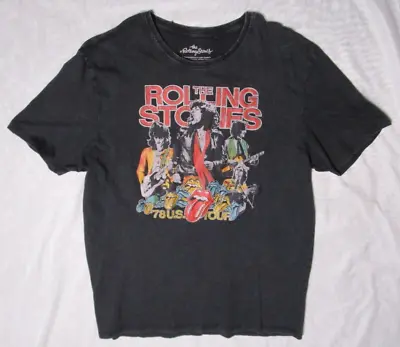The Rolling Stones 78 USA Tour Music T Shirt Size Large • $19.99