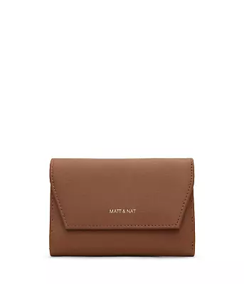 Matt & Nat Vegan Accessories - Vera Small Wallet - Chili • £33