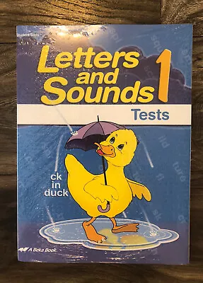 A Beka Book Letters And Sounds 1 Tests/ Brand New • $7.99