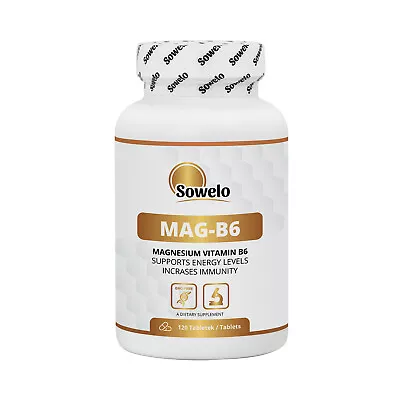 Sowelo Magnesium Citrate + Vitamin B6 Better Absorption Energy Support • £11.99