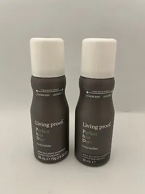 Living Proof Body Builder Volume Spray Travel Size 2.8 Oz Lot Of 2 • $14.99