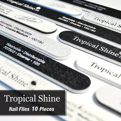 Tropical Shine Nail File X 10 Pcs *Choose Any Type  • $12.99