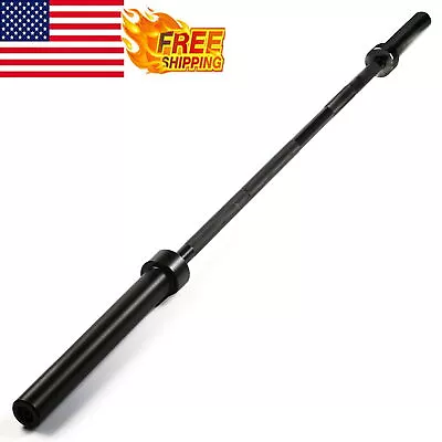 2 Inch Olympic Barbell Weight Bar 7ft 800 Pound Capacity Steel Constructed 45 Lb • $79.79