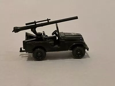 ROCO DBGM Minitanks US M 38 A1 Jeep With 105MM Recoilless Rifle HO / 1:87 Scale • $5