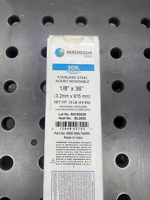 10lb - Matheson Select 309L 1/8 X36  Stainless Steel TIG Welding Filler Rod #227 • $79.99