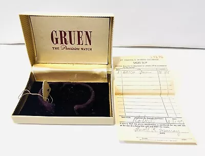 Vintage Gruen  Watch Presentation Box Case Only • $40