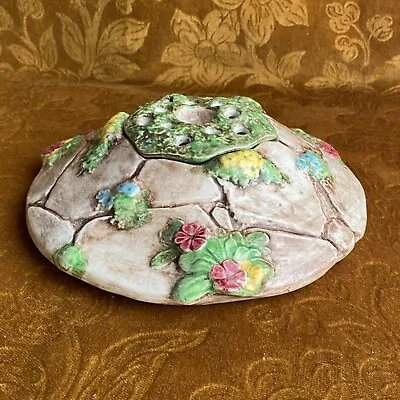 Vintage Art Deco Pot Hand Painted Antique Floral Falcon Ware Wade Potpourri • £15