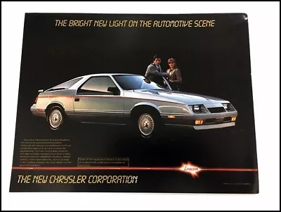 1984 Chrysler Laser Original Car Sales Brochure • $9.56