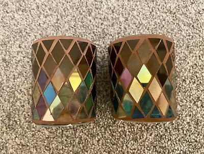 Yankee Candle Autumn Mosaic Votive Holder X 2 • £7.99